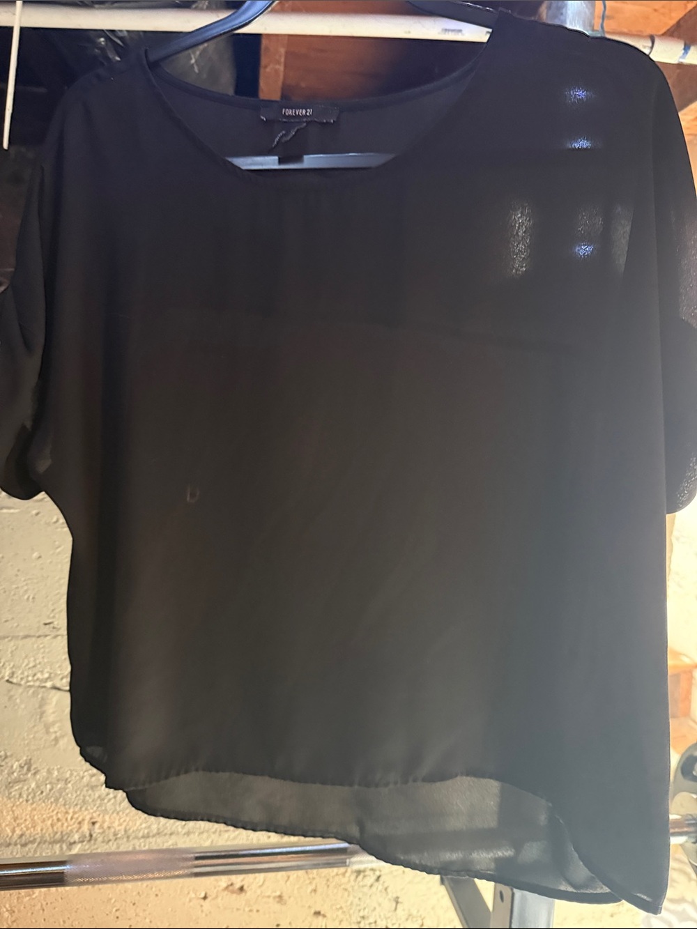 🌞Sheer black high low top